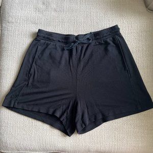 Lou & Grey Black Sweat Shorts Medium